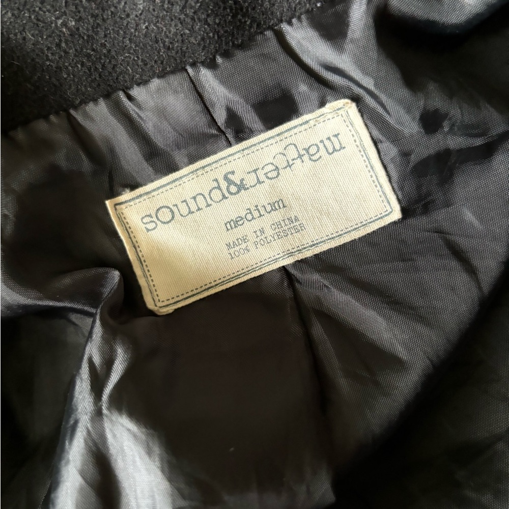 Black pea coat - Picture 3 of 3